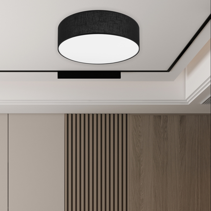 Brilagi - Plafonnier SIRIJA LED/24W/230V d. 45 cm noir