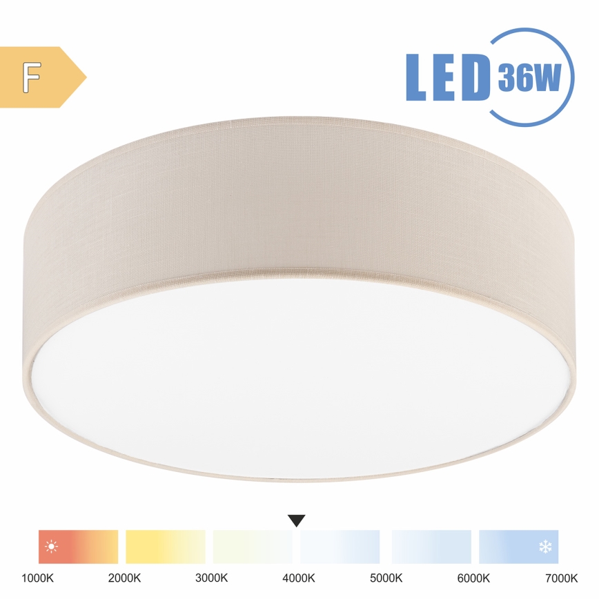 Brilagi - Plafonnier SIRIJA LED/36W/230V d. 45 cm crème