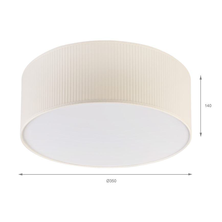Brilagi - Plafonnier SIRIJA MODERN 2xE27/60W/230V Ø 35 cm crème