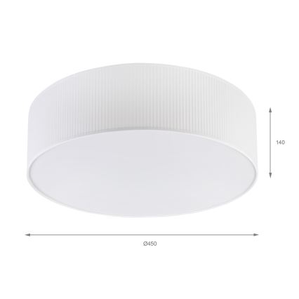 Brilagi - Plafonnier SIRIJA MODERN 4xE27/60W/230V Ø 45 cm blanc
