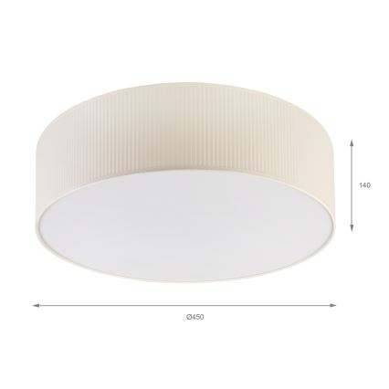 Brilagi - Plafonnier SIRIJA MODERN 4xE27/60W/230V Ø 45 cm crème