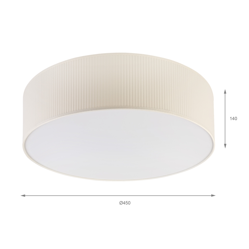 Brilagi - Plafonnier SIRIJA MODERN 4xE27/60W/230V Ø 45 cm crème