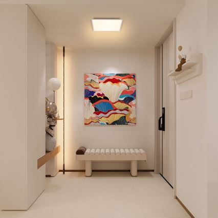Brilagi - Plafonnier SLIMFRAME LED/25W/230V 30x30 cm blanc