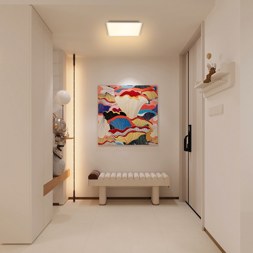 Brilagi - Plafonnier SLIMFRAME LED/25W/230V 30x30 cm blanc