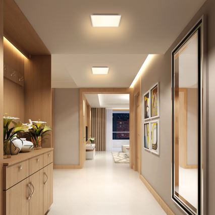 Brilagi - Plafonnier SLIMFRAME LED/25W/230V 30x30 cm blanc