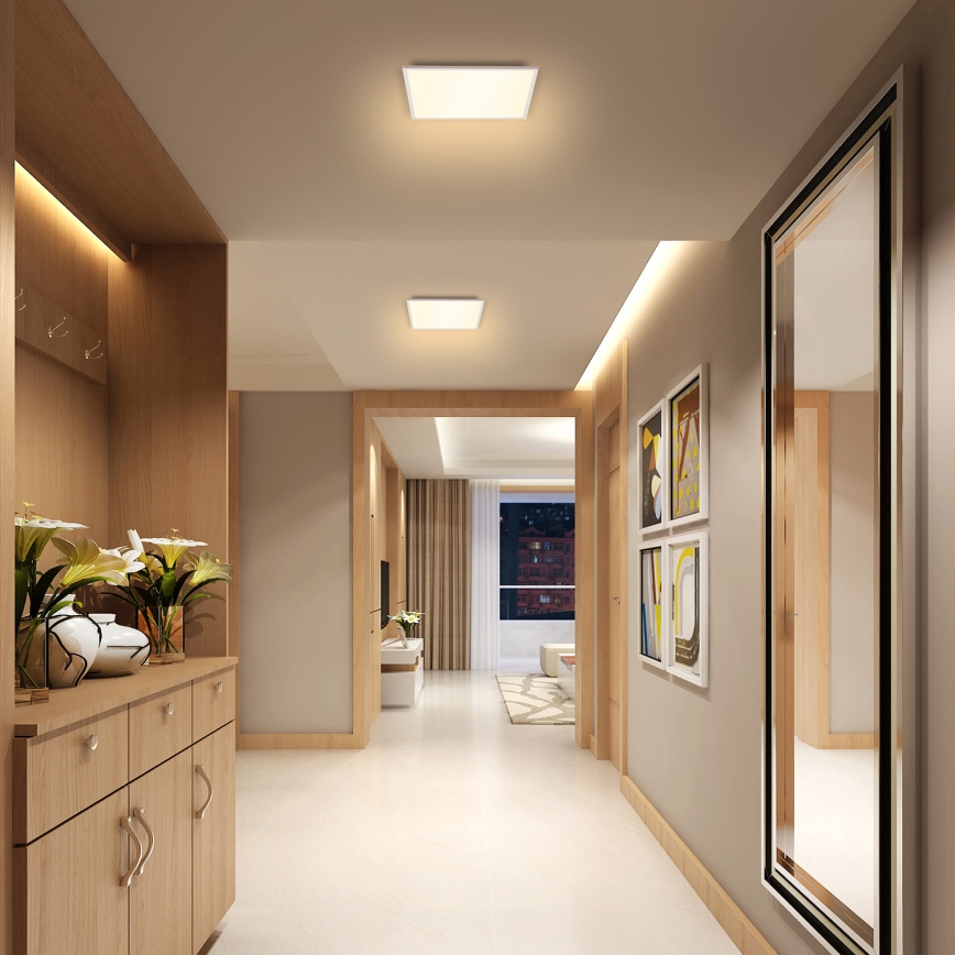 Brilagi - Plafonnier SLIMFRAME LED/25W/230V 30x30 cm blanc