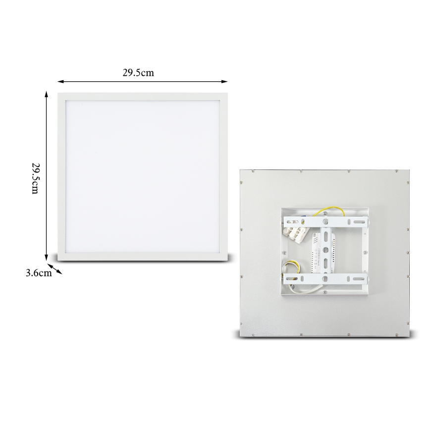 Brilagi - Plafonnier SLIMFRAME LED/25W/230V 30x30 cm blanc