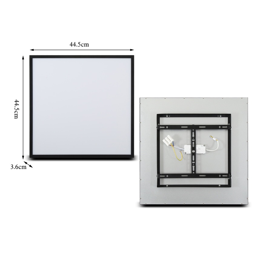 Brilagi - Plafonnier SLIMFRAME LED/36W/230V 45x45 cm noir