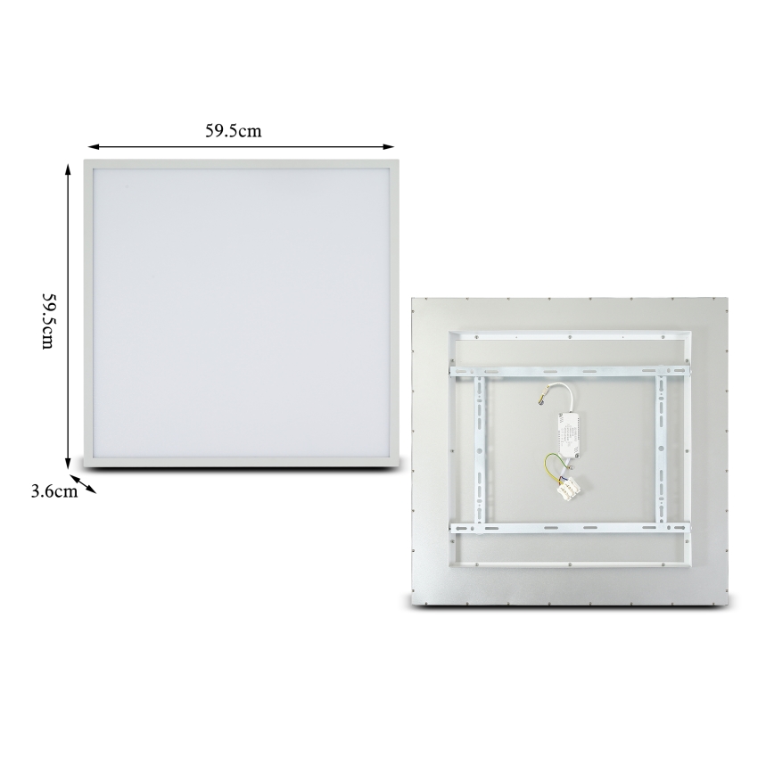 Brilagi - Plafonnier SLIMFRAME LED/58W/230V 60x60 cm blanc