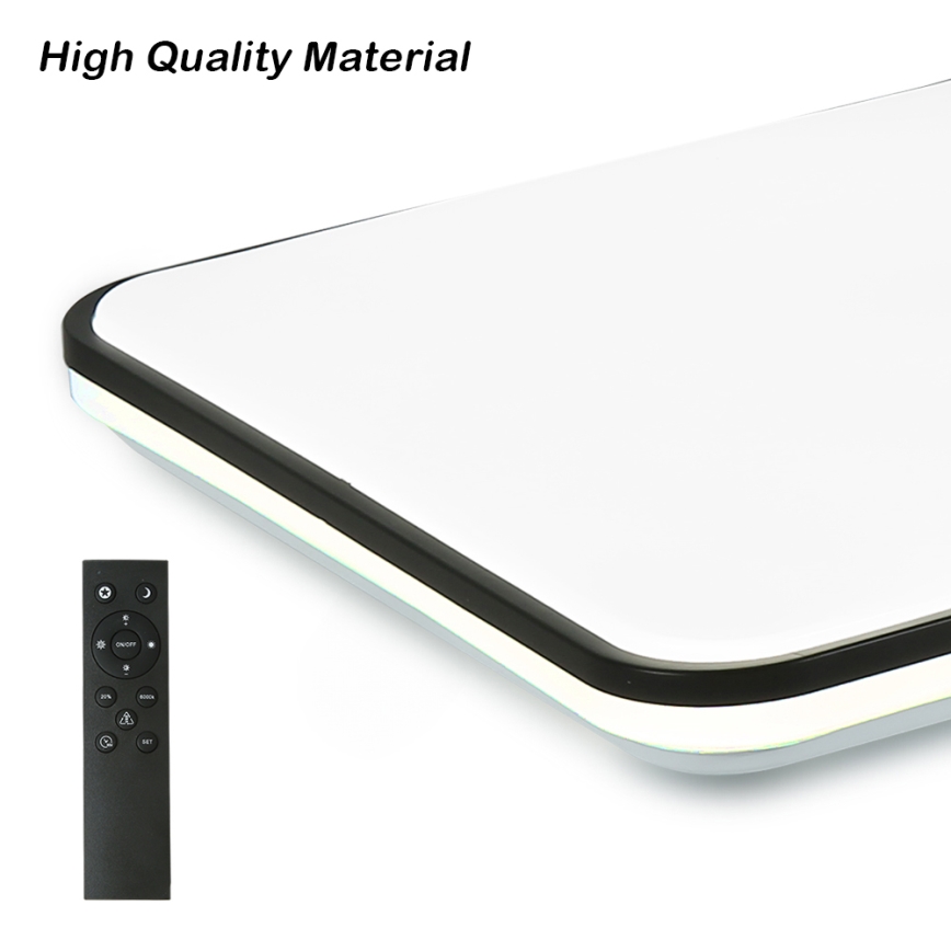 Brilagi - Plafonnier LED dimmable SMART LED/36W/230V 53x53 cm 3000-6000K Wi-Fi Tuya Beacon + télécommande