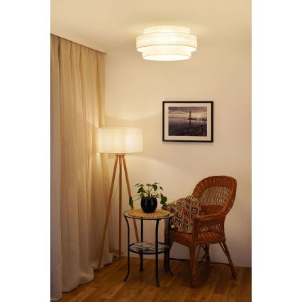 Brilagi - Plafonnier SPACE YUTE LED/12W/230V d. 50 cm 3000K/4000K/6400K crème