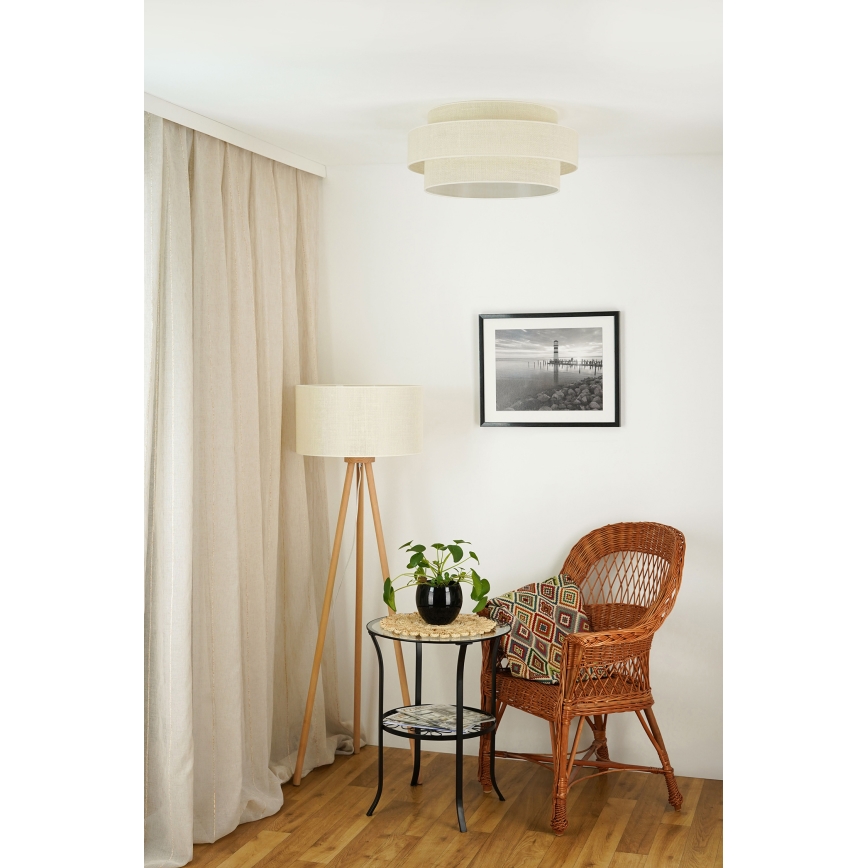 Brilagi - Plafonnier SPACE YUTE LED/12W/230V d. 50 cm 3000K/4000K/6400K crème
