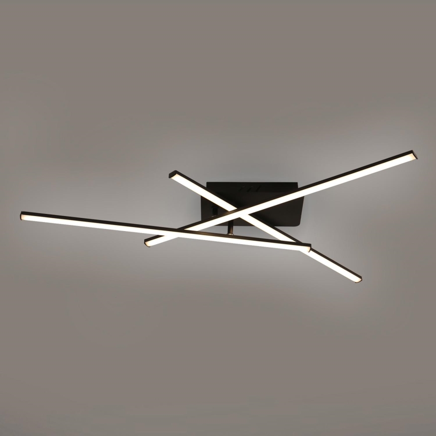 Brilagi - Plafonnier STRIPES LED/30W/230V 51x78 cm noir
