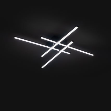 Brilagi - Plafonnier LED STRIPES LED/37W/230V 68x68 cm noir