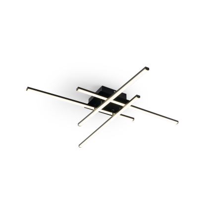 Brilagi - Plafonnier LED STRIPES LED/37W/230V 68x68 cm noir