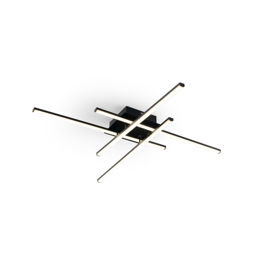 Brilagi - Plafonnier LED STRIPES LED/37W/230V 68x68 cm noir