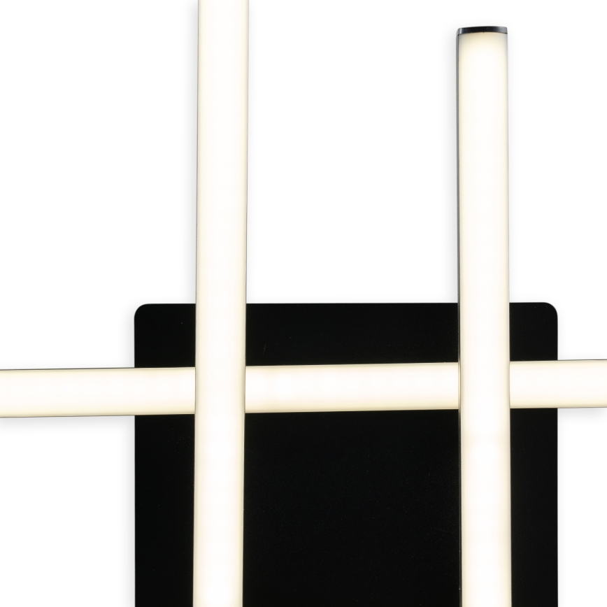 Brilagi - Plafonnier LED STRIPES LED/37W/230V 68x68 cm noir