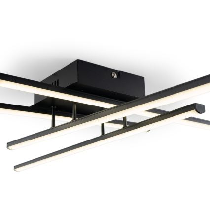Brilagi - Plafonnier LED STRIPES LED/37W/230V 68x68 cm noir