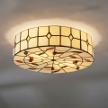 BRILAGI - plafonnier Tiffany en vitrail FOLIA 2xE27/60W/230V Ø 40 cm