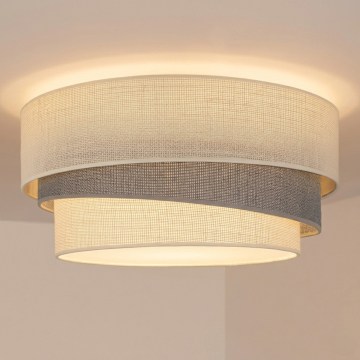 Brilagi - Plafonnier TRIO 1xE27/60W/230V Ø 40 cm crème/gris