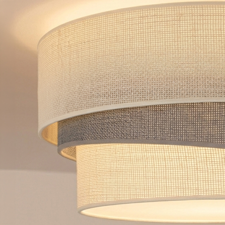 Brilagi - Plafonnier TRIO 1xE27/60W/230V Ø 40 cm crème/gris
