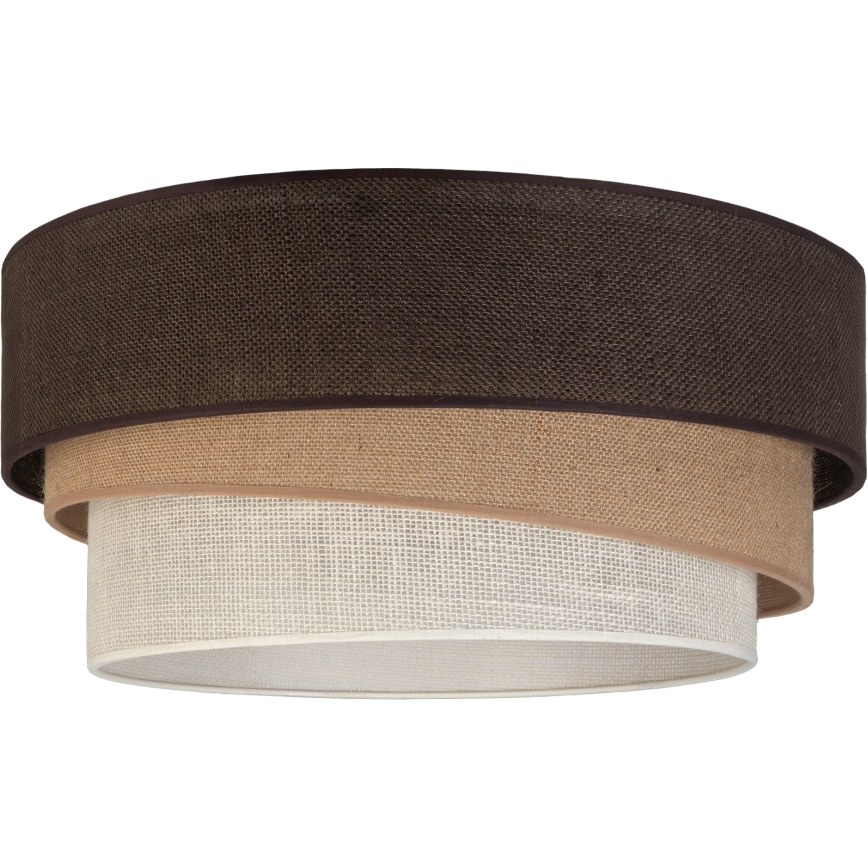 Brilagi - Plafonnier TRIO 1xE27/60W/230V Ø 40 cm marron/beige/blanc