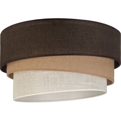 Brilagi - Plafonnier TRIO 3xE27/60W/230V diam. 60 cm marron/beige/blanc