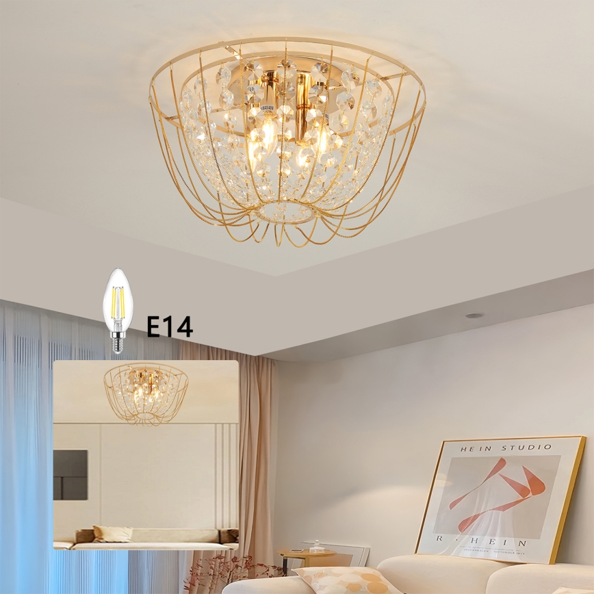 Brilagi - Plafonnier VASTERAS 4xE14/40W/230V Ø 45 cm