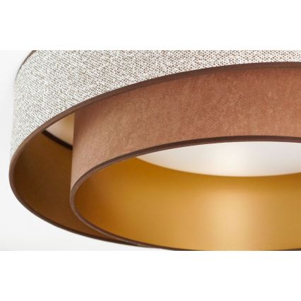 Brilagi - Plafonnier VEGAS SHINE LED/24W/230V d. 60 cm marron