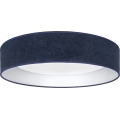 Brilagi - Plafonnier VELVET SIMPLE LED/24W/230V 3000K Ø 45 cm bleu
