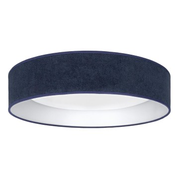 Brilagi - Plafonnier VELVET SIMPLE LED/24W/230V 3000K Ø 45 cm bleu