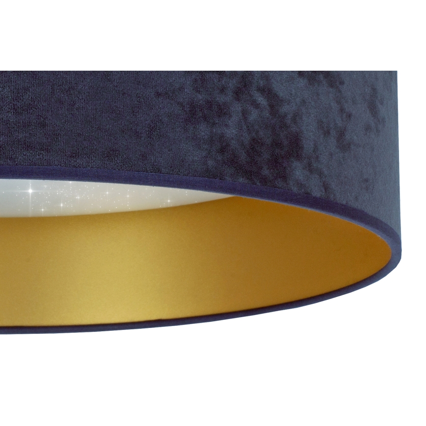 Brilagi - Plafonnier VELVET STAR LED/24W/230V d. 40 cm 3000K/4000K/6400K bleu/doré