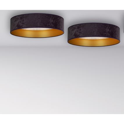 Brilagi - Plafonnier VELVET STAR LED/24W/230V d. 40 cm 3000K/4000K/6400K gris/doré