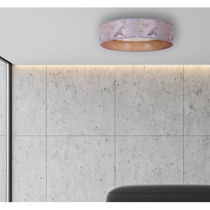 Brilagi - Plafonnier VELVET STAR LED/24W/230V d. 40 cm 3000K/4000K/6400K gris/doré