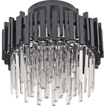 Brilagi - Plafonnier VERVE 4xE14/40W/230V Ø 40 cm noir