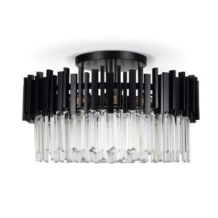 BRILAGI - Plafonnier VERVE 6xE14/40W/230V Ø 60 cm noir
