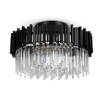 BRILAGI - Plafonnier VERVE 6xE14/40W/230V Ø 60 cm noir