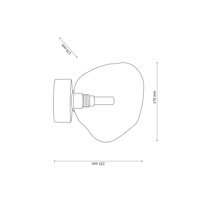 Brilagi - Plafonnier VULCANO 1xG9/8W/230V beige / beige fumé