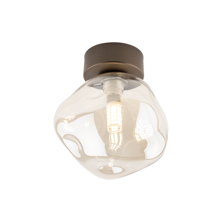 Brilagi - Plafonnier VULCANO 1xG9/8W/230V bronze/beige fumé