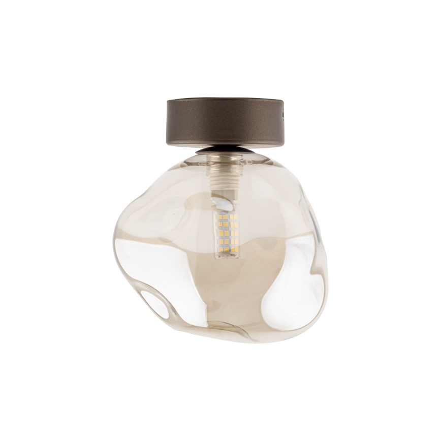 Brilagi - Plafonnier VULCANO 1xG9/8W/230V bronze/beige fumé