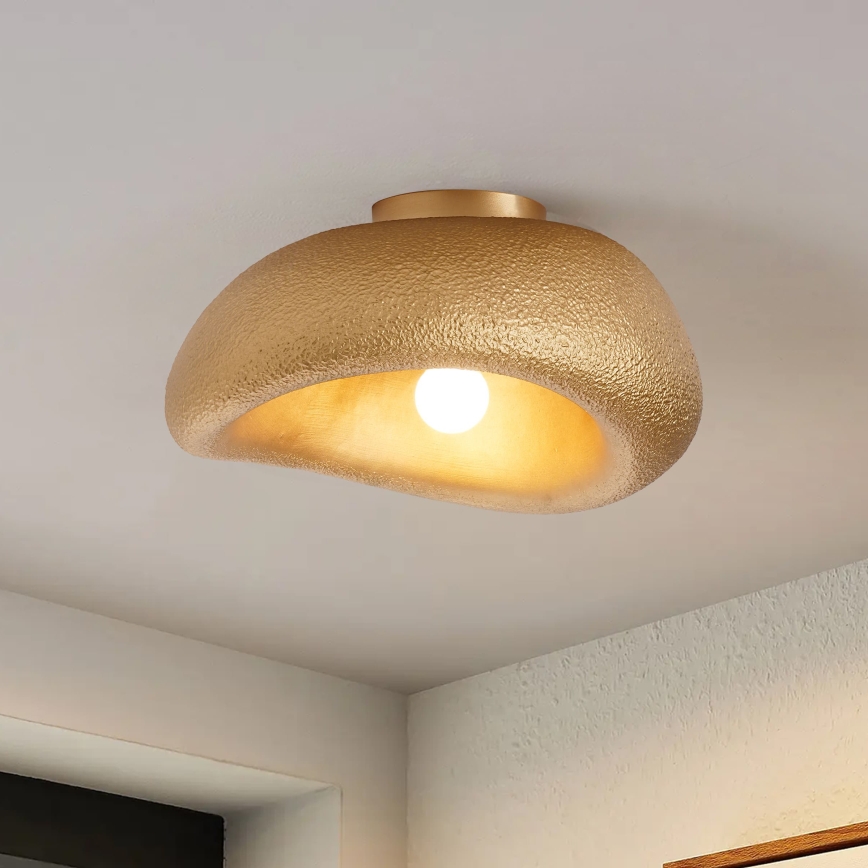 BRILAGI - Plafonnier WABI SABI 1xE27/60W/230V Ø 40 cm doré