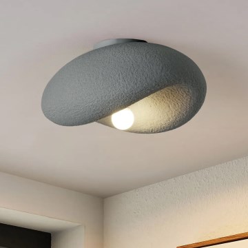 BRILAGI - Plafonnier WABI SABI 1xE27/60W/230V Ø 40 cm gris