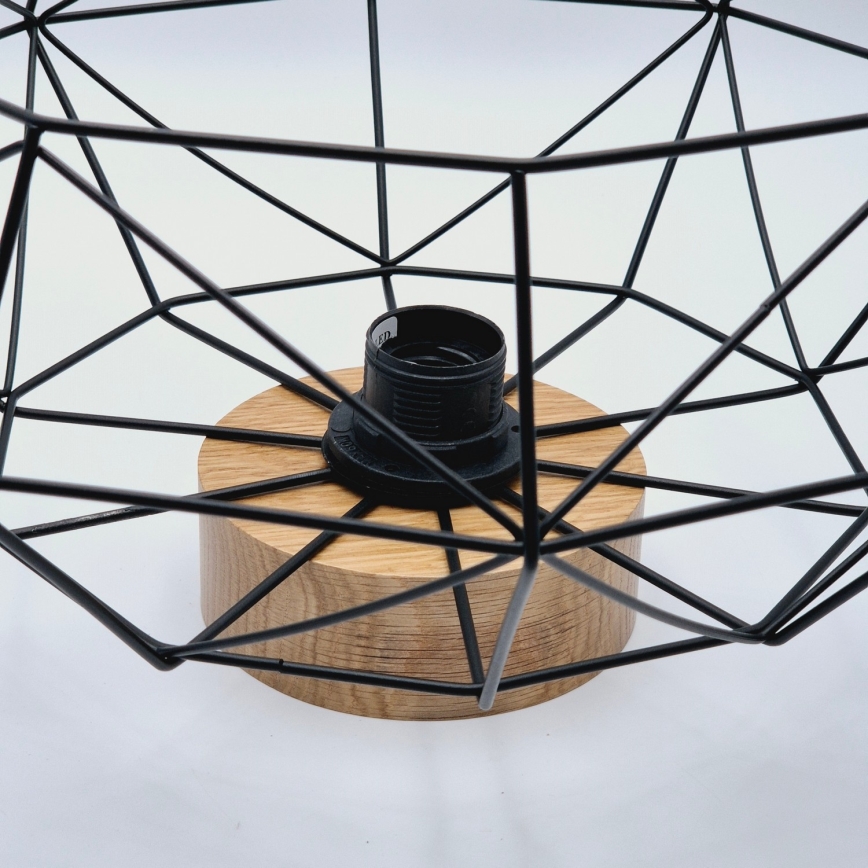 Brilagi - Plafonnier WOODY BASKET 1xE27/60W/230V Ø 40 cm chêne