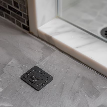 Brilagi - Prise de sol encastrée d'extérieur IP55, noire, rectangulaire