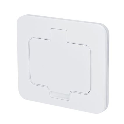 Brilagi - Prise de sol encastrée pour l'extérieur IP55, blanche, rectangulaire