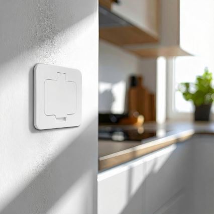 Brilagi - Prise de sol encastrée pour l'extérieur IP55, blanche, rectangulaire