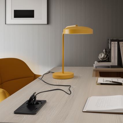 Brilagi - Prise double encastrée au sol d'extérieur IP55 noire rectangulaire