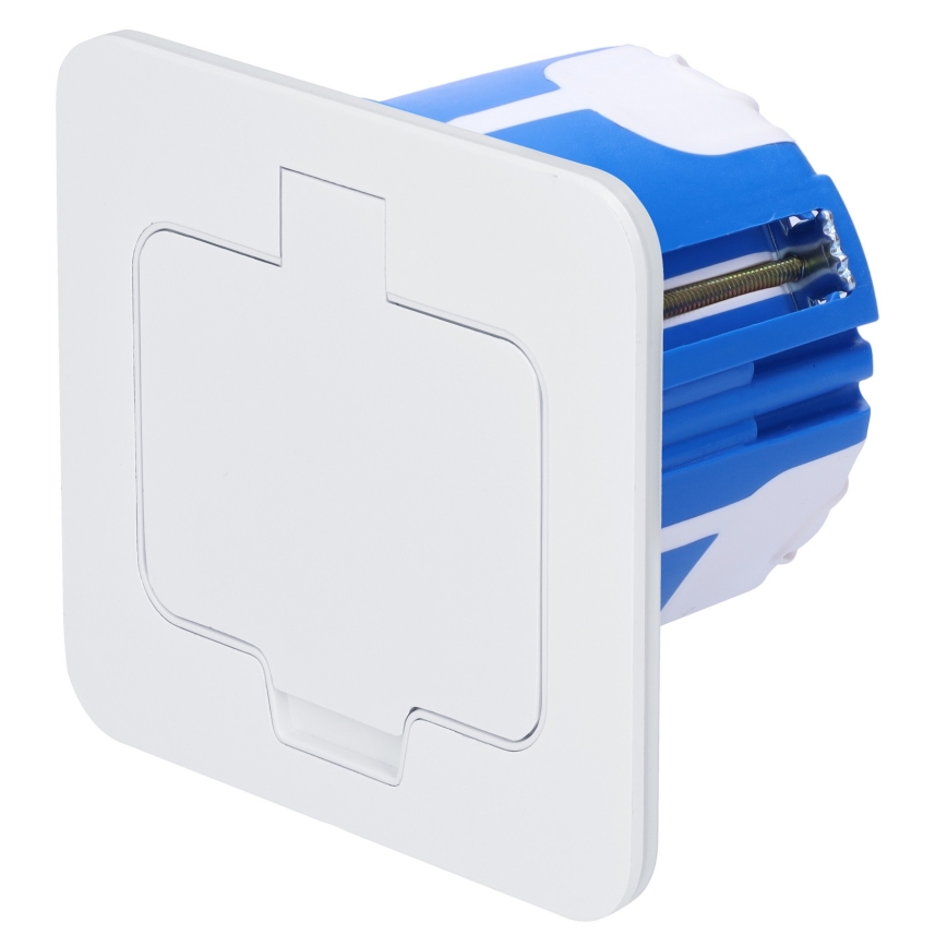 Brilagi - Prise encastrable de cuisine INBOX IP55, blanche et rectangulaire