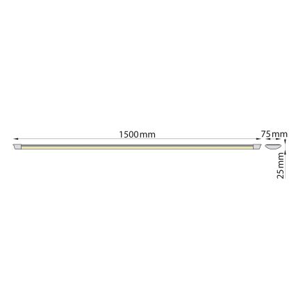 Brilagi - réglette LED AVERO LED/45W/230V 150 cm