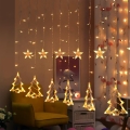 BRILAGI - Rideau de Noël extérieur LED 138xLED/8 fonctions 5m IP44 blanc chaud